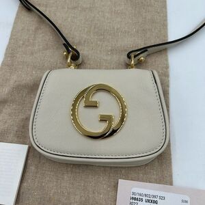 Women's Gucci, Blondie card case/wallet on strap made in Italy
